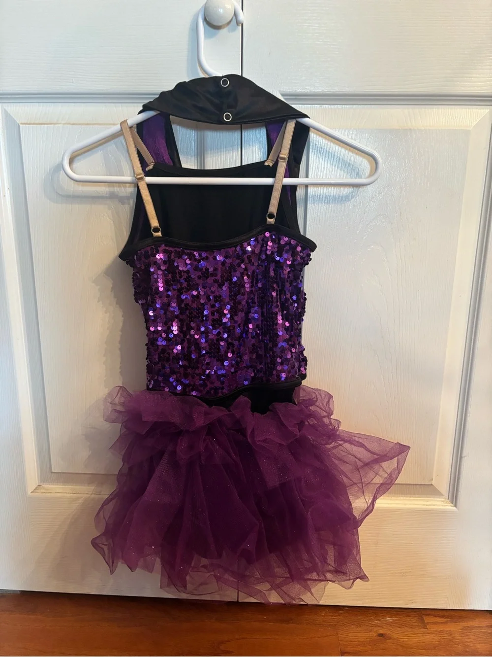 Purple Sequin Tutu Costume Dress - Kids